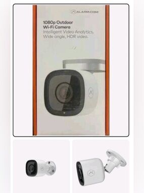 1080p Outdoor Wi‑Fi Camera in White